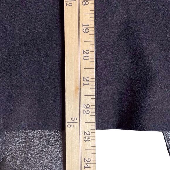 AG Adriano Goldschmied Estelle Tuxedo Blazer Size Medium Black Leather Lapel EUC - Picture 15 of 16